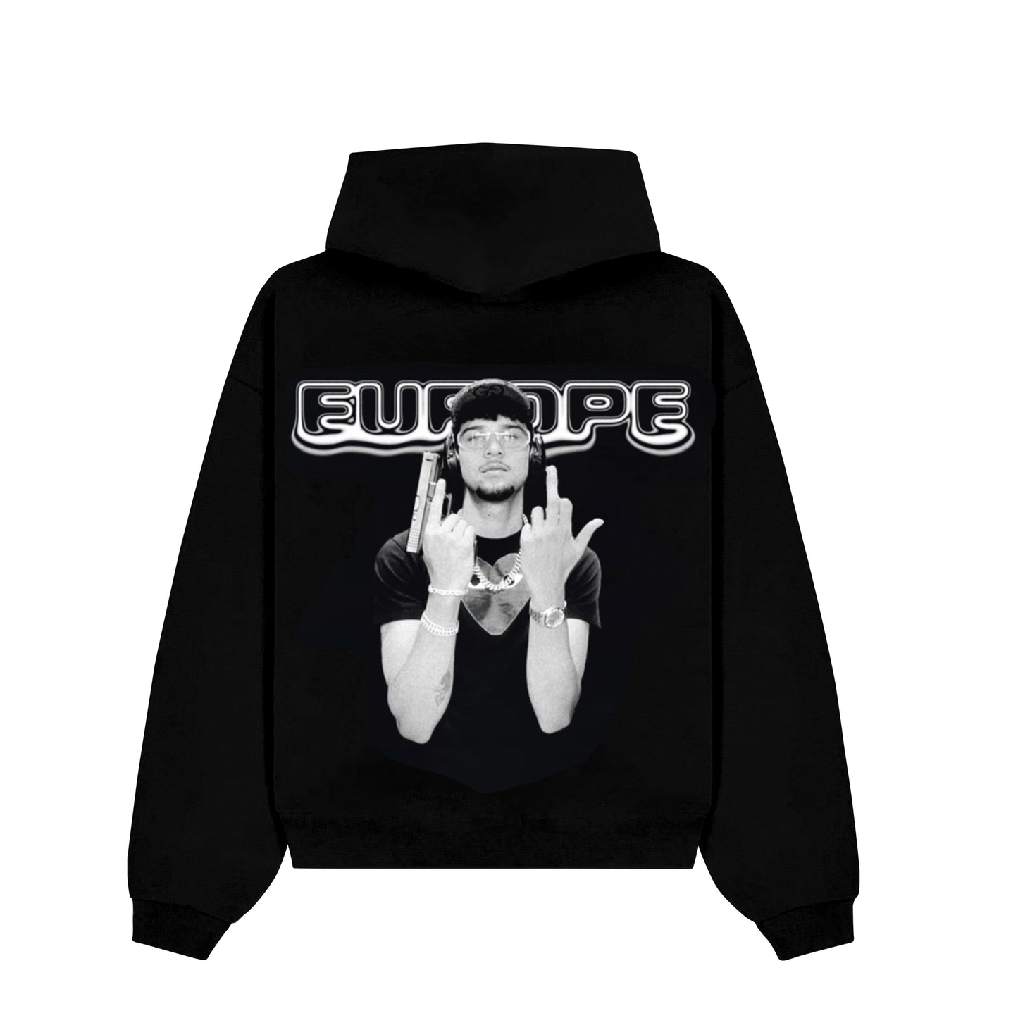 LUCIO101 limited hoodie black
